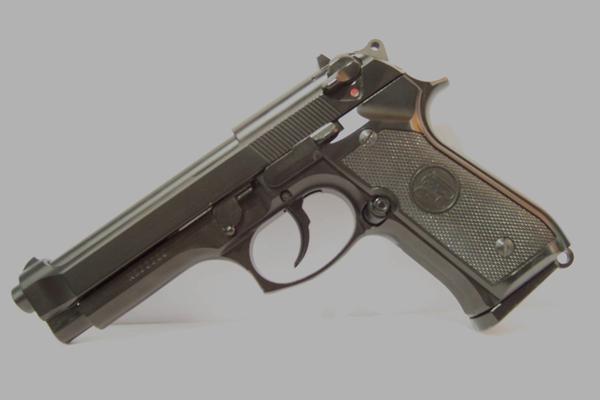 KJW 生存遊戲瓦斯氣動 Beretta M9 複製槍側面