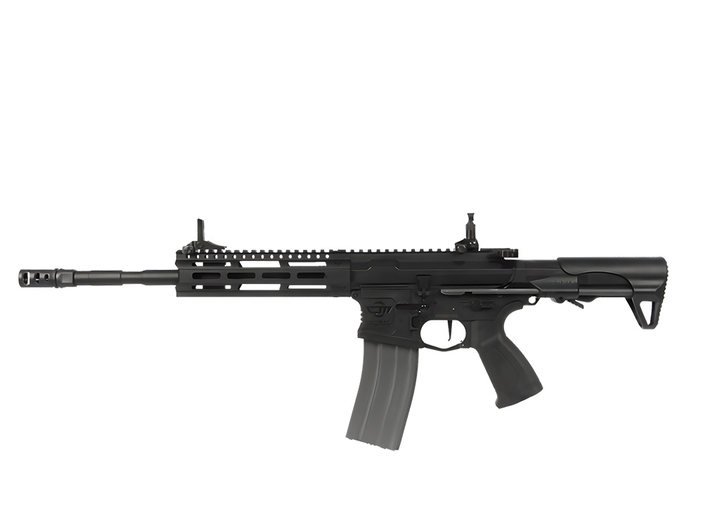 G&G CM16 Raider-L 2.0E with 8-inch M-LOK handguard and PDW stock