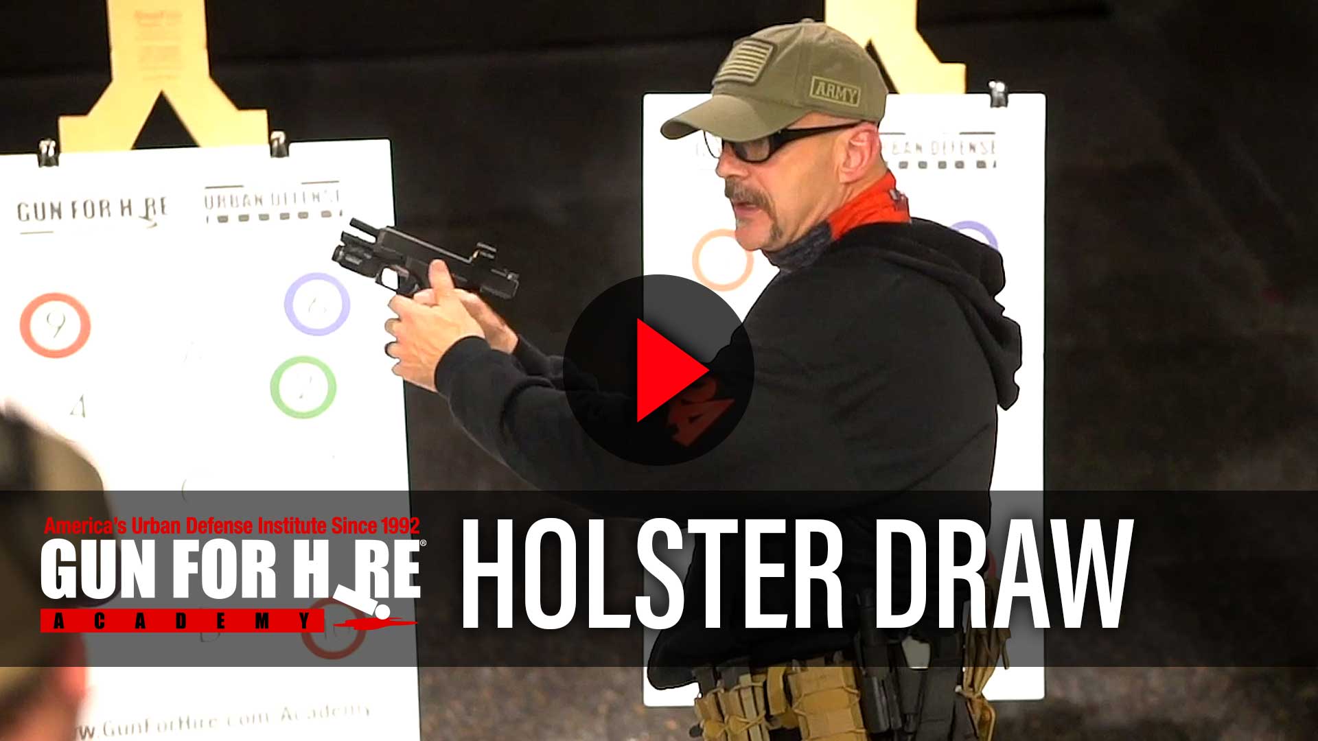 Pistol draw training reps